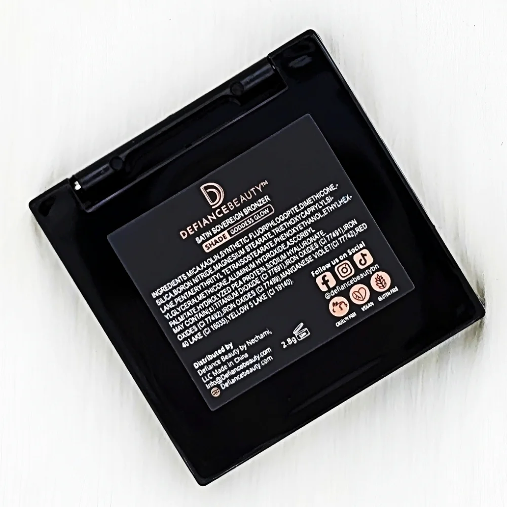 🔴 DEFIANCE Satin Sovereign Bronzer - Goddess Glow - Travel Size